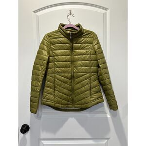 Sam Edelman Olive Green Puffer Jacket Coat Size Small